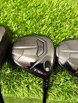 Titleist TSR2 9 Degree Driver, 3 & 5 Wood combo- Hazardous Stiff Flex (USED)